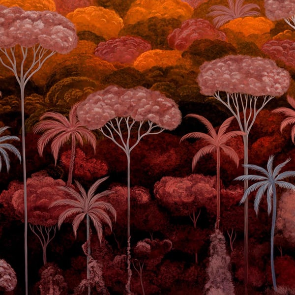 Papier peint panoramique Ciel Tropical Arte Bright Pimento - réf. 97651