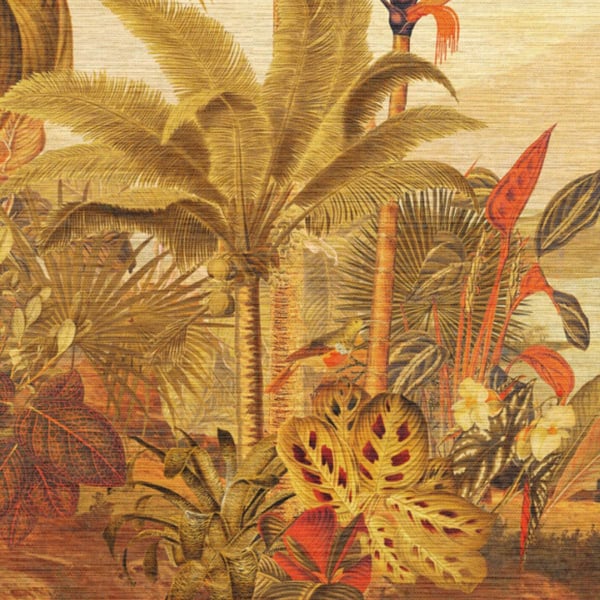 Papier peint panoramique Reverie Tropicale Arte Golden Hour - réf. 26771