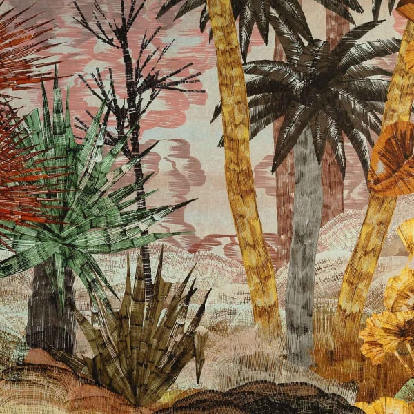 Papier peint panoramique Yasuni Arte Rhubarb Flora - réf. 97800