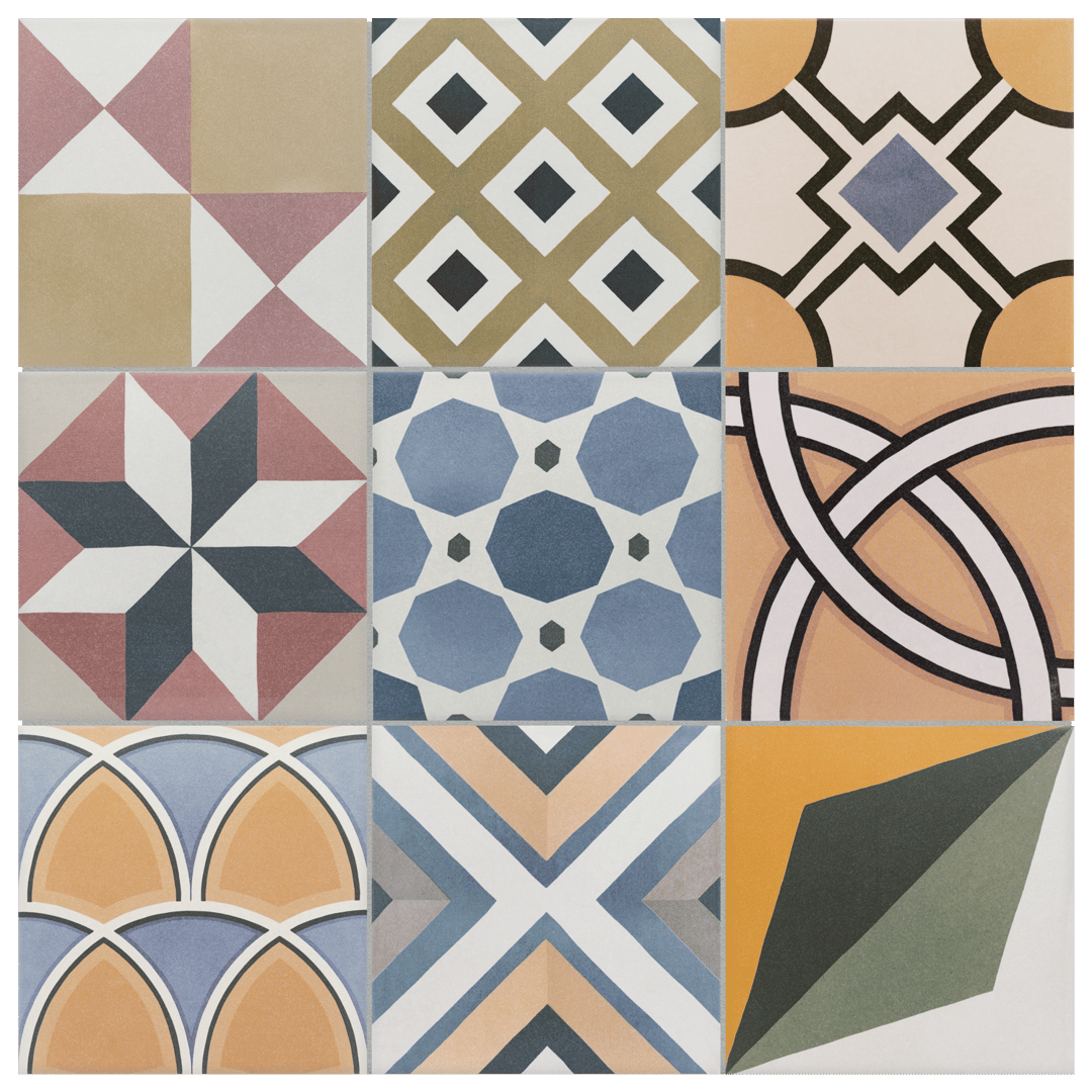Caprice Deco Patchwork colours
