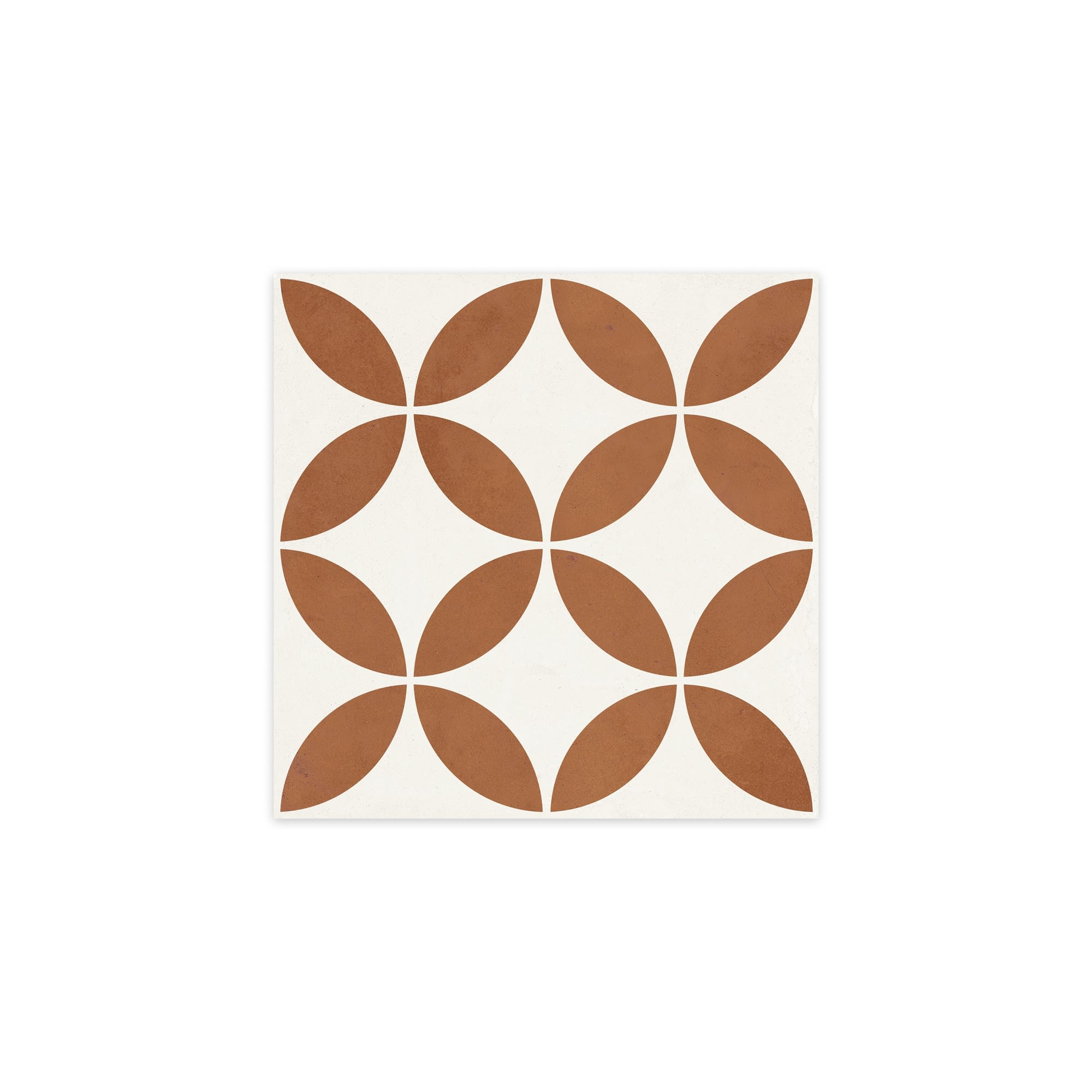 Carrelage effet Carreau ciment Axerio Terracotta 22,3x22,3x0,9 cm Savero - Sol et mur intérieur Peronda