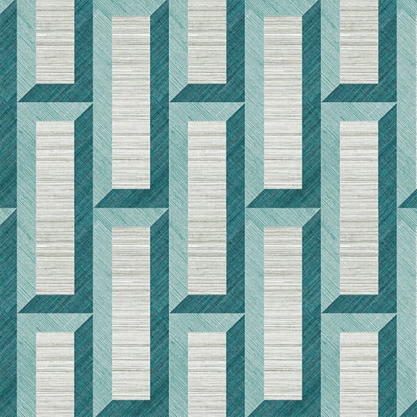 Revêtement mural Biseau Arte Turquoise Teal - réf. 72721