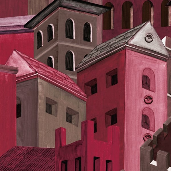 Revêtement mural Città di Castello Arte Framboise - réf. 97682