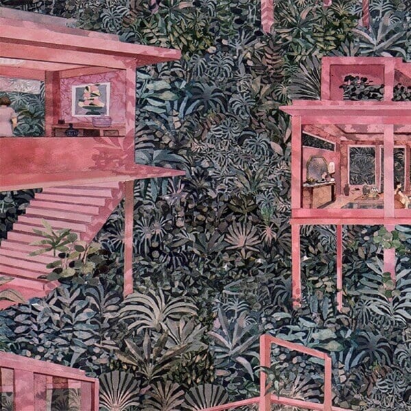Revêtement mural Palafitas Amazonia Arte Watermelo. - réf. 97580