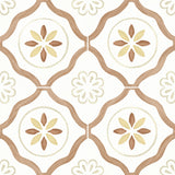 Carrelage effet Carreau ciment Azoria Terracotta 22,3x22,3x0,9 cm Levior - Sol et mur intérieur