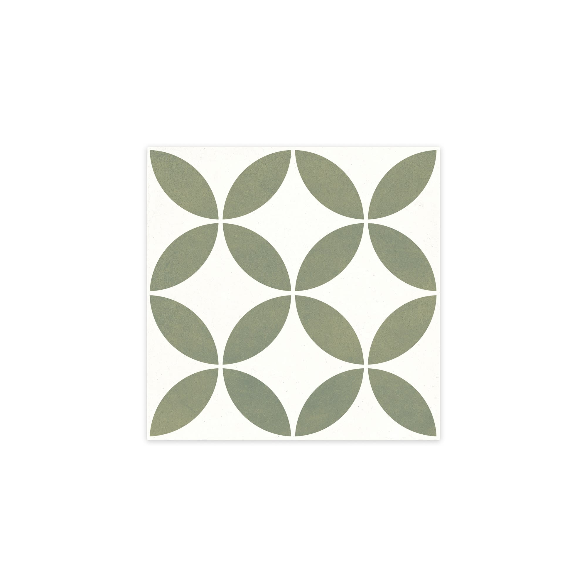 Carrelage effet Carreau ciment Axerio Vert 22,3x22,3x0,9 cm Savero - Sol et mur intérieur Peronda