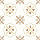 Carrelage effet Carreau ciment Moralis Terracotta 22,3x22,3x0,9 cm Levior - Sol et mur intérieur