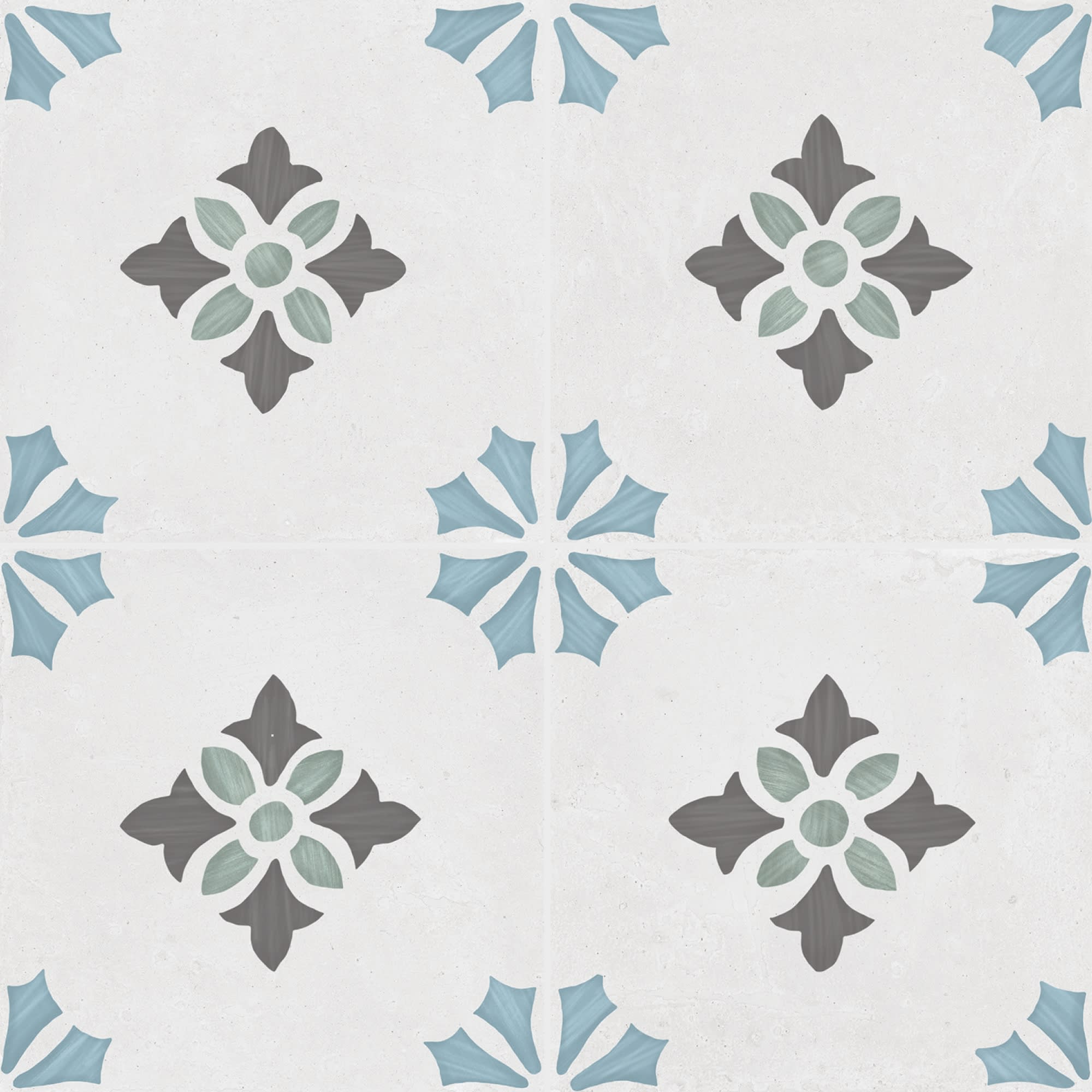 Carrelage effet Carreau ciment Avelora 22,3x22,3x0,9 cm Ventoril - Sol et mur intérieur Peronda