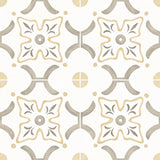 Carrelage effet Carreau ciment Sorella Jaune 22,3x22,3x0,9 cm Levior - Sol et mur intérieur