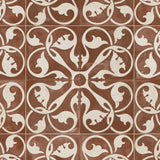 Carrelage Vintage effet Carreau ciment Terracotta 45x45x0,95 cm Morenca - Sol et mur intérieur