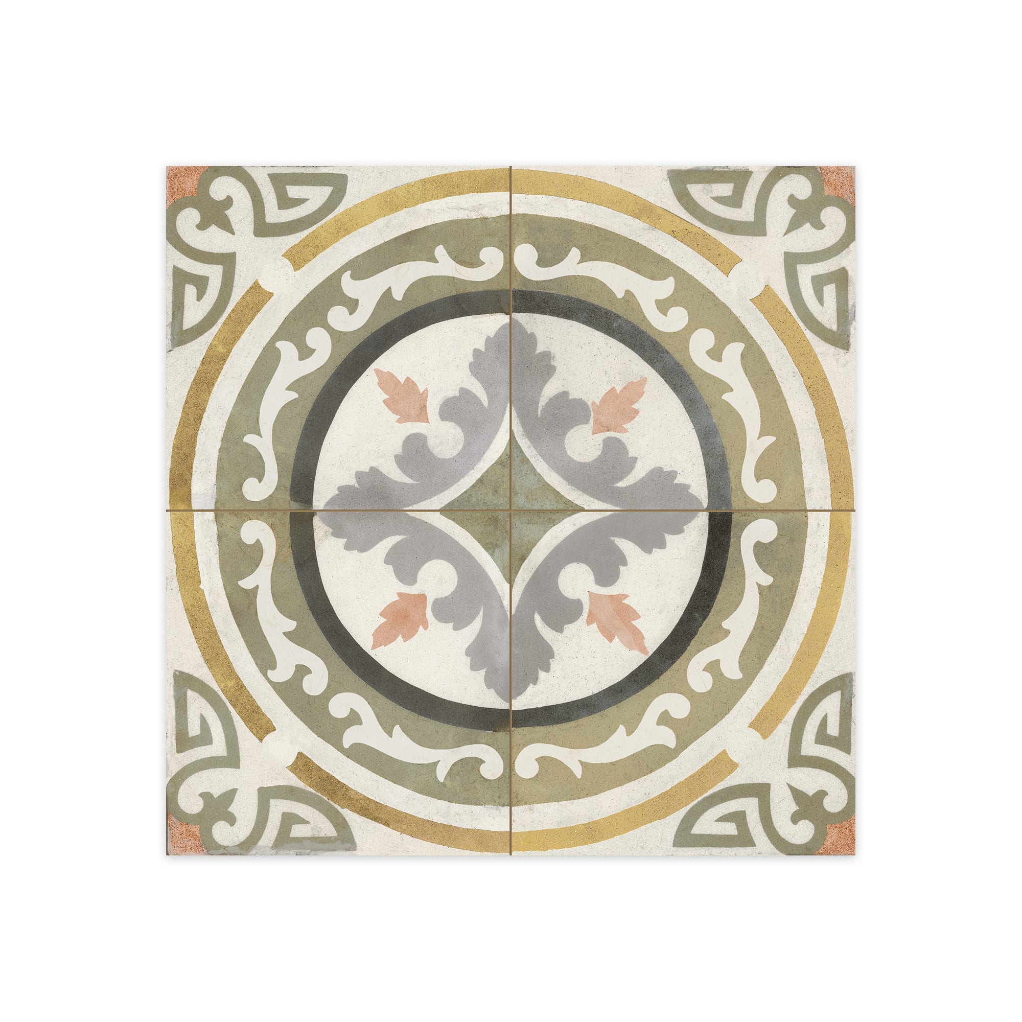 Carrelage Vintage effet Carreau ciment Multicolore Corduba 45x45x0,95 cm Florava - Sol et mur intérieur Peronda